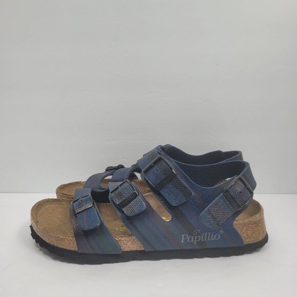 Birkenstock Papillio Ellice 3 Unisex Blue Strap Sandal US Size Wo's 6 Men's 4 - Picture 2 of 11